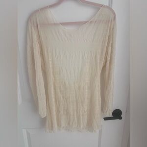 Women’s Cream Coverup Dress